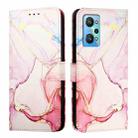 For Realme GT Neo 3T PT003 Marble Pattern Flip Leather Phone Case(Rose Gold) - 2