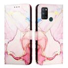 For Realme C17 / 7i PT003 Marble Pattern Flip Leather Phone Case(Rose Gold) - 3