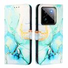 For Realme GT 7 Pro PT003 Marble Pattern Flip Leather Phone Case(Green) - 2