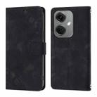 For OnePlus Nord CE3 5G India Skin-feel Embossed Leather Phone Case(Black) - 2