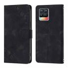 For Realme V13 5G / Q3 5G / Q3i 5G Skin-feel Embossed Leather Phone Case(Black) - 2