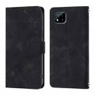 For Realme C20 / C11 2021 / C21 Skin-feel Embossed Leather Phone Case(Black) - 2