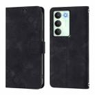 For Realme V70 / 14x Global / C75 5G Skin-feel Embossed Leather Phone Case(Black) - 2