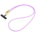 Type-C to 8 Pin Silicone Data Cable Phone Anti-lost Crossbody Lanyard, Length: 1.2m(Purple) - 1