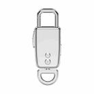 JNN S20 Zinc Alloy Keychain Voice Recorder, Memory:16GB(Silver) - 1