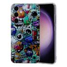 For Samsung Galaxy S24+ 5G Colored Drawing Pattern TPU Phone Case(Graffiti) - 1