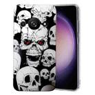 For Samsung Galaxy A3 4G Colored Drawing Pattern TPU Phone Case(Skull) - 1