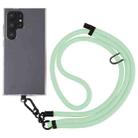 8mm Solid Color Adjustable Phone Anti-lost Neck Chain Nylon Crossbody Lanyard, Adjustable Length: about 75-135cm(Mint Green) - 1