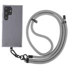 8mm Solid Color Adjustable Phone Anti-lost Neck Chain Nylon Crossbody Lanyard, Adjustable Length: about 75-135cm(Grey) - 1