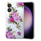 For Xiaomi Redmi 13C 4G Colored Drawing Pattern TPU Phone Case(Rose Flower) - 1