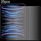 For iPad Pro 12.9 2022-2018 25pcs 0.26mm 9H 2.5D Explosion-proof Tempered Glass Film - 1
