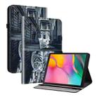 For Samsung Galaxy Tab A 10.1 2019 Crystal Texture Painted Leather Tablet Case(Cat Reflection Tiger) - 1
