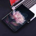 For Huawei MatePad SE 11 2024 Crystal Texture Painted Leather Smart Tablet Case(Purple Peony) - 2