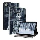 For Nokia T21 Crystal Texture Painted Leather Tablet Case(Cat Reflection Tiger) - 1