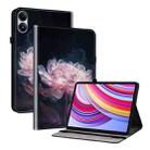 For Xiaomi Redmi Pad Pro 12.1 Crystal Texture Painted Leather Tablet Case(Purple Peony) - 1