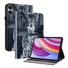 For Xiaomi Redmi Pad Pro 12.1 Crystal Texture Painted Leather Tablet Case(Cat Reflection Tiger) - 1