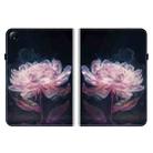 For Xiaomi Redmi Pad SE 8.7 Crystal Texture Painted Leather Tablet Case(Purple Peony) - 3