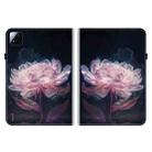 For Xiaomi Pad 7 / Pad 7 Pro Crystal Texture Painted Leather Tablet Case(Purple Peony) - 3