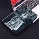 For Xiaomi Pad 7 / Pad 7 Pro Crystal Texture Painted Leather Tablet Case(Cat Reflection Tiger) - 2