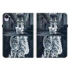 For Xiaomi Redmi K Pad 8.8 inch Crystal Texture Painted Leather Tablet Case(Cat Reflection Tiger) - 3