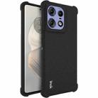 For Motorola Edge 50 Pro imak Shockproof Airbag TPU Phone Case(Matte Black) - 1