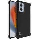 For Motorola Edge 50 Fusion 5G imak Shockproof Airbag TPU Phone Case(Matte Black) - 1