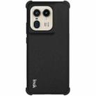 For Motorola Edge 50 Ultra 5G imak Shockproof Airbag TPU Phone Case(Matte Black) - 2