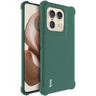 For Motorola Edge 50 Ultra 5G imak Shockproof Airbag TPU Phone Case(Matte Green) - 1