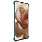 For Motorola Edge 50 Ultra 5G imak Shockproof Airbag TPU Phone Case(Matte Green) - 3