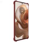 For Motorola Edge 50 Ultra 5G imak Shockproof Airbag TPU Phone Case(Matte Red) - 3