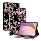 For Lenovo Tab M9 Crystal Texture Painted Leather Tablet Case(Plum Bossom) - 1