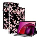 For Lenovo Tab M11/ Xiaoxin Pad 11 2024 Crystal Texture Painted Leather Tablet Case(Plum Bossom) - 1