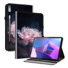 For Lenovo Tab P11 Pro Gen 2 11.2 Crystal Texture Painted Leather Tablet Case(Purple Peony) - 1