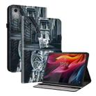For Lenovo Tab K11 Plus Crystal Texture Painted Leather Tablet Case(Cat Reflection Tiger) - 1