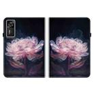 For Lenovo Legion Y700 Gen 4 Crystal Texture Painted Leather Tablet Case(Purple Peony) - 3