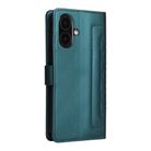 For iPhone 16 Plus Diamond Lattice Leather Flip Phone Case(Green) - 3