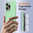 For iPhone 16 Pro Wave Texture MagSafe Magnetic Liquid Silicone Phone Case(Green) - 2