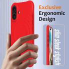 For iPhone 16 Plus Wave Texture MagSafe Magnetic Liquid Silicone Phone Case(Red) - 2