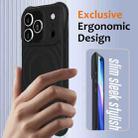 For iPhone 17 Pro Wave Texture MagSafe Magnetic Liquid Silicone Phone Case(Black) - 3