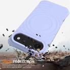 For iPhone 17 Air Wave Texture MagSafe Magnetic Liquid Silicone Phone Case(Purple) - 2