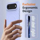 For iPhone 17 Air Wave Texture MagSafe Magnetic Liquid Silicone Phone Case(Purple) - 3
