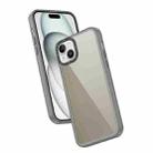 For iPhone 14 Plus Frame Two Color Lens Ring TPU Phone Case(Black) - 1