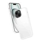 For iPhone 14 Frame Two Color Lens Ring TPU Phone Case(Transparent) - 1