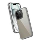 For iPhone 14 Pro Frame Two Color Lens Ring TPU Phone Case(Black) - 1