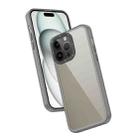 For iPhone 14 Pro Max Frame Two Color Lens Ring TPU Phone Case(Black) - 1