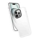 For iPhone 13 Pro Frame Two Color Lens Ring TPU Phone Case(Transparent) - 1