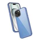 For iPhone 13 Frame Two Color Lens Ring TPU Phone Case(Blue) - 1