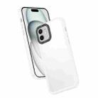 For iPhone 12 Frame Two Color Lens Ring TPU Phone Case(Transparent) - 1