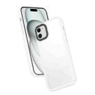 For iPhone 11 Frame Two Color Lens Ring TPU Phone Case(Transparent) - 1