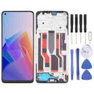 For OPPO Reno7 Lite Original AMOLED LCD Screen Digitizer Full Assembly with Frame - 1